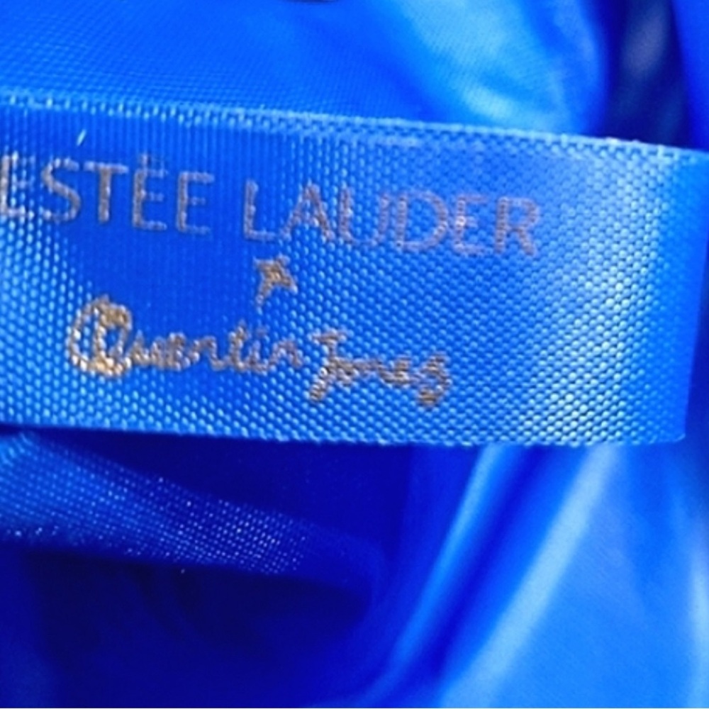 NEW Estee Lauder Quentin Jones Exotic Abstract Zip Makeup Cosmetic Pouch Bag - Picture 7 of 8
